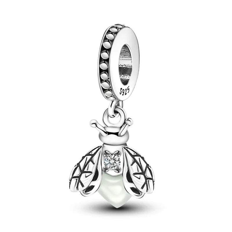 925 Sterling Silver Pendant Charms Beads Cute Metal Carnivorous Plant Monster Funny Trendy Collection Bracelet Necklace Jewelry