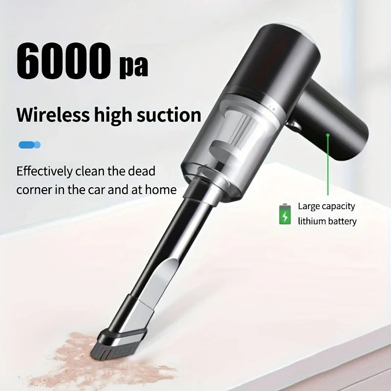 Wireless Car Vacuum Cleaner — High-Power Cordless Handheld