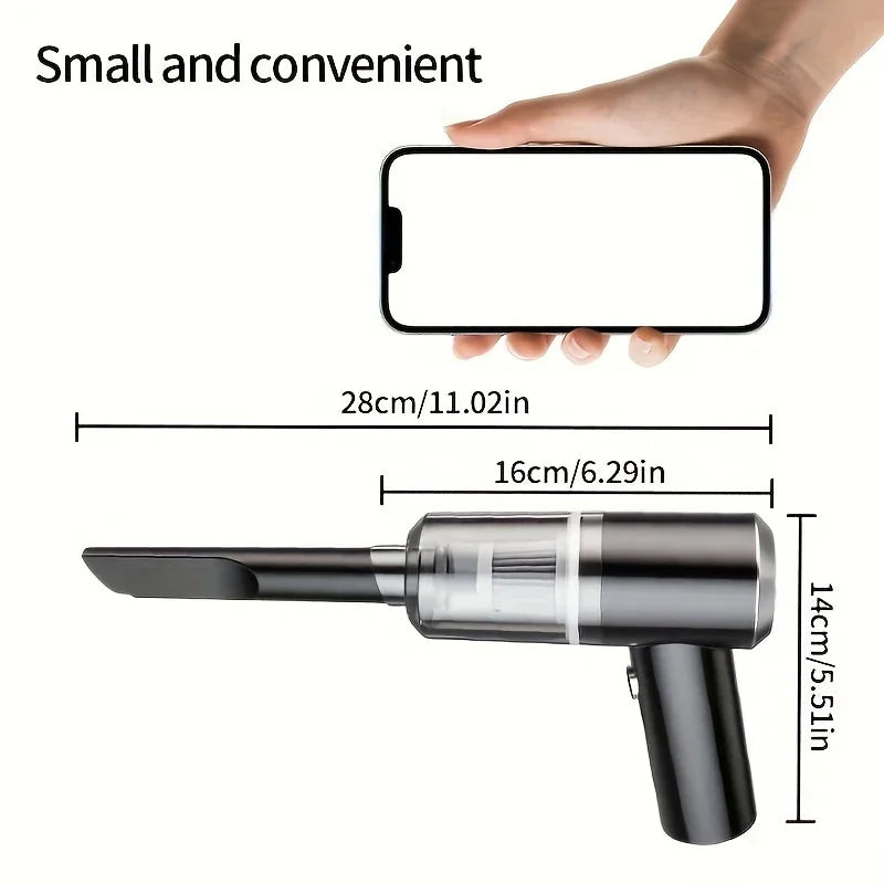 Wireless Car Vacuum Cleaner — High-Power Cordless Handheld