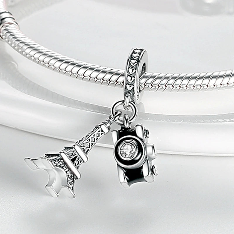 925 Sterling Silver Pendant Charms Beads Cute Metal Carnivorous Plant Monster Funny Trendy Collection Bracelet Necklace Jewelry