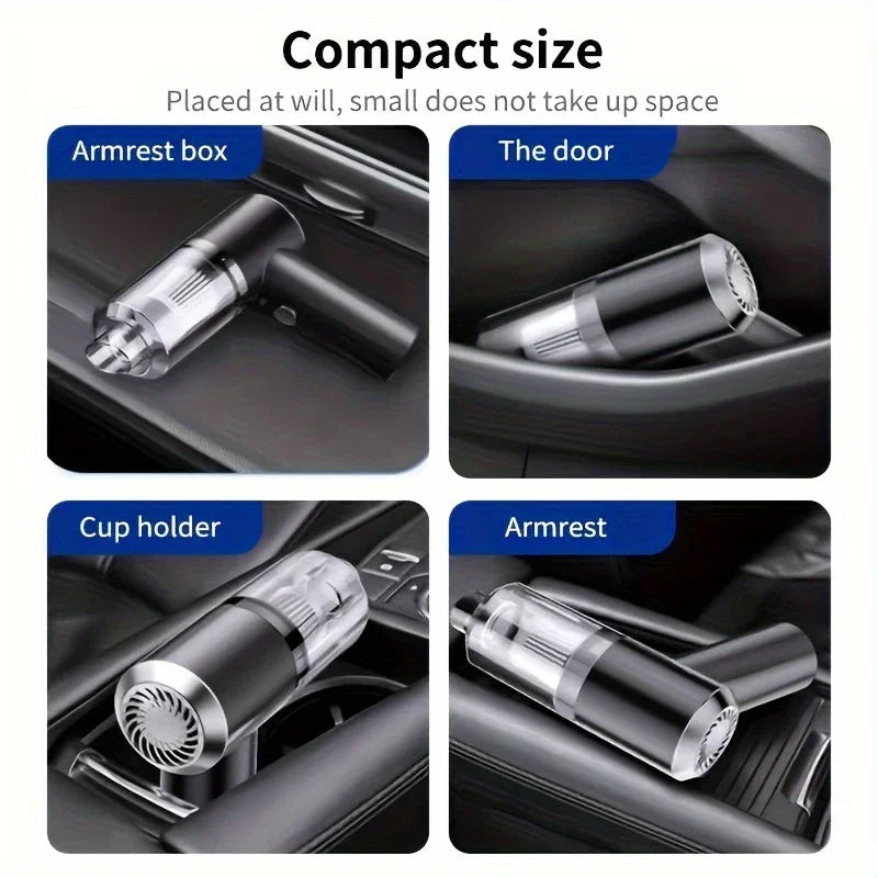 Wireless Car Vacuum Cleaner — High-Power Cordless Handheld