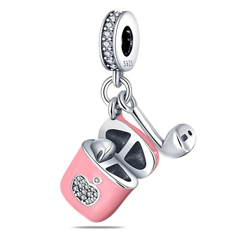 925 Sterling Silver Pendant Charms Beads Cute Metal Carnivorous Plant Monster Funny Trendy Collection Bracelet Necklace Jewelry