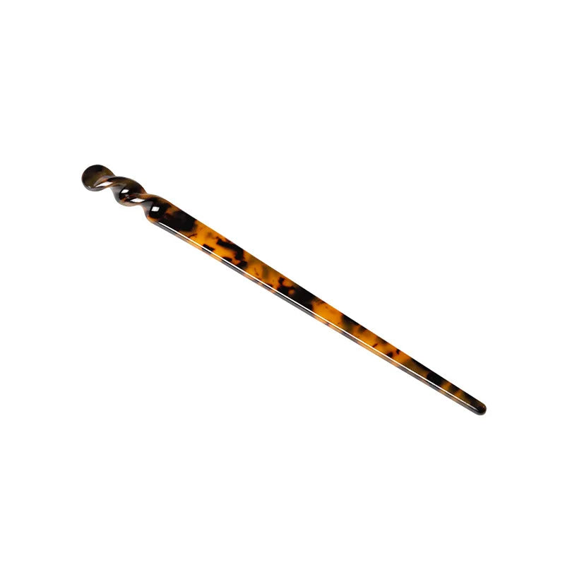Vintage Chinese Style Hair Sticks for Women Girls Fashion Acetate Chopstick Shaped Hair Clips Pins Jewelry Hair Accessories 2030