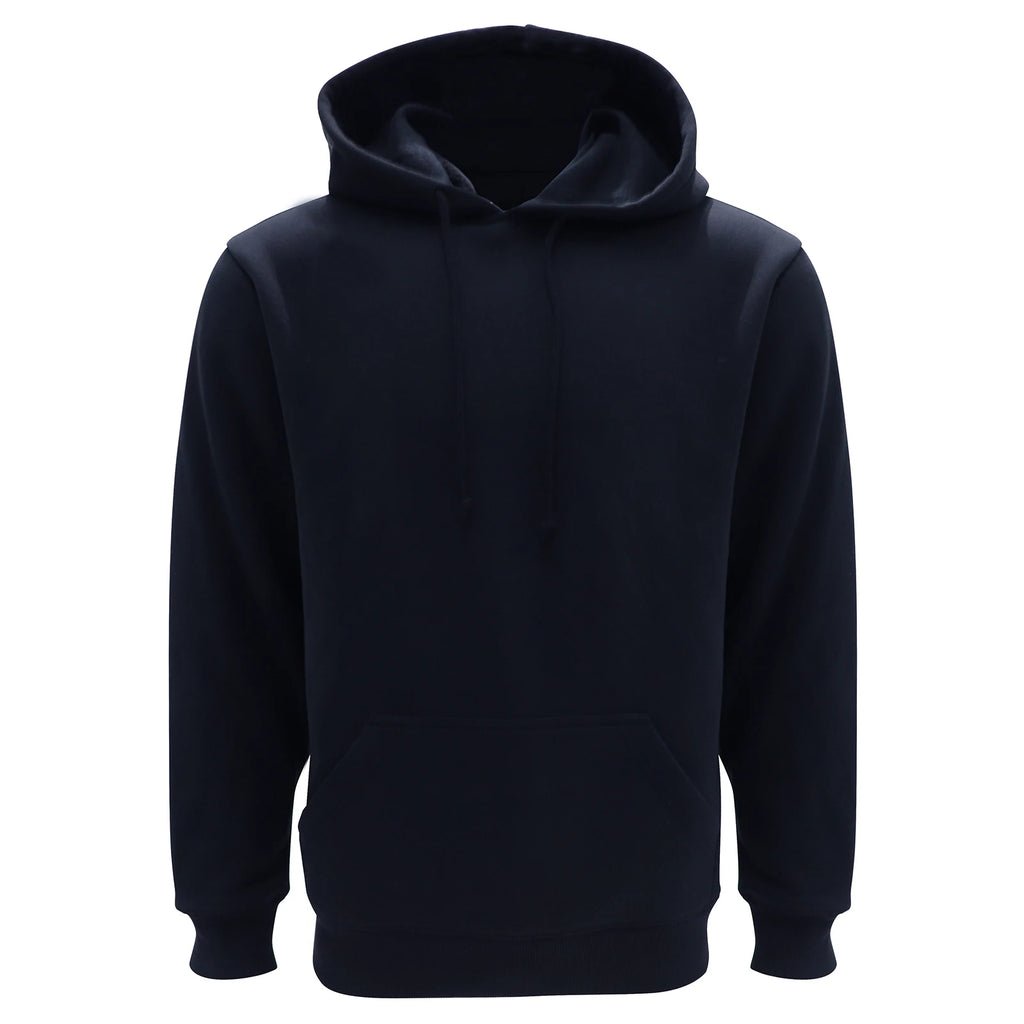 Men's Autumn/Winter Casual Sporty Fashion Pocket Sweatshirt Warm Solid Color Hooded Sweatshirt