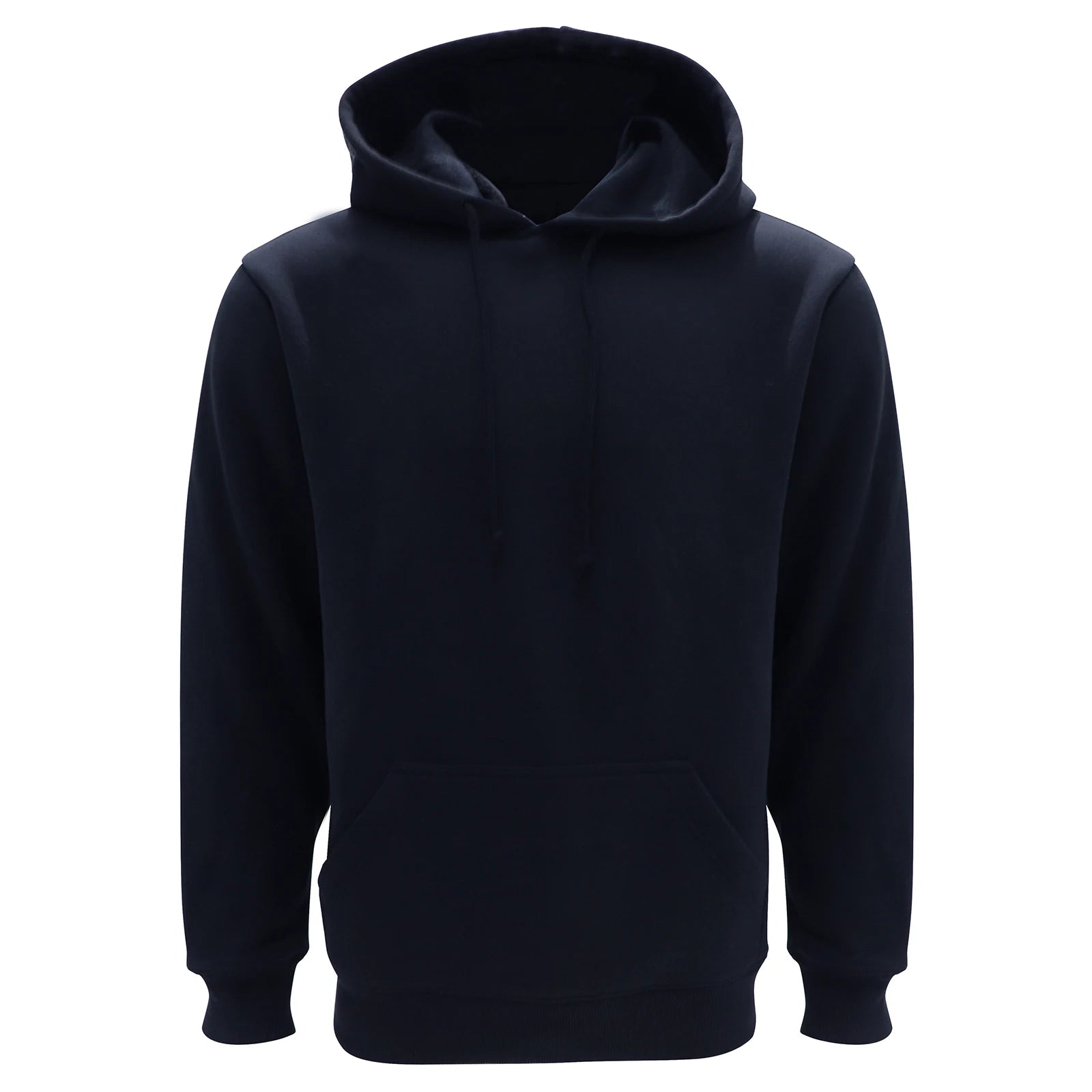 Men's Autumn/Winter Casual Sporty Fashion Pocket Sweatshirt Warm Solid Color Hooded Sweatshirt