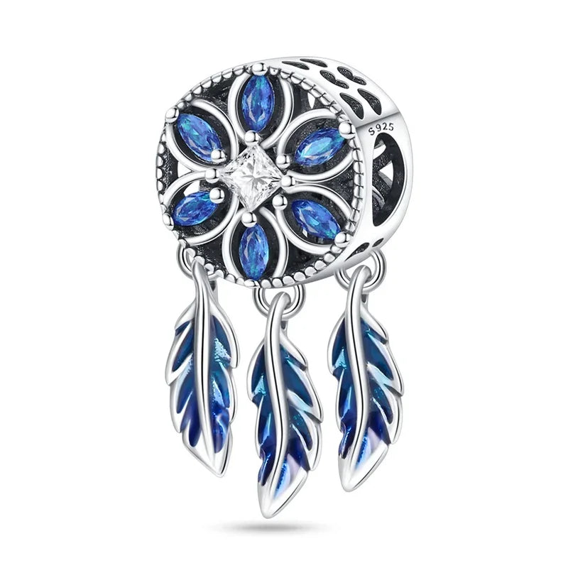925 Sterling Silver Pendant Charms Beads Cute Metal Carnivorous Plant Monster Funny Trendy Collection Bracelet Necklace Jewelry