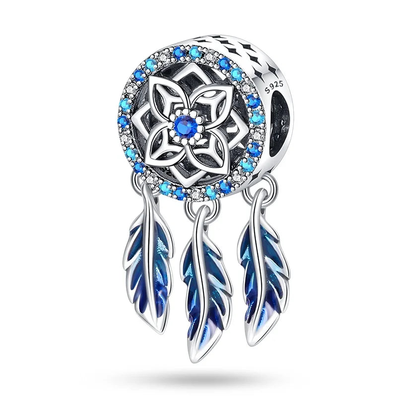 925 Sterling Silver Pendant Charms Beads Cute Metal Carnivorous Plant Monster Funny Trendy Collection Bracelet Necklace Jewelry