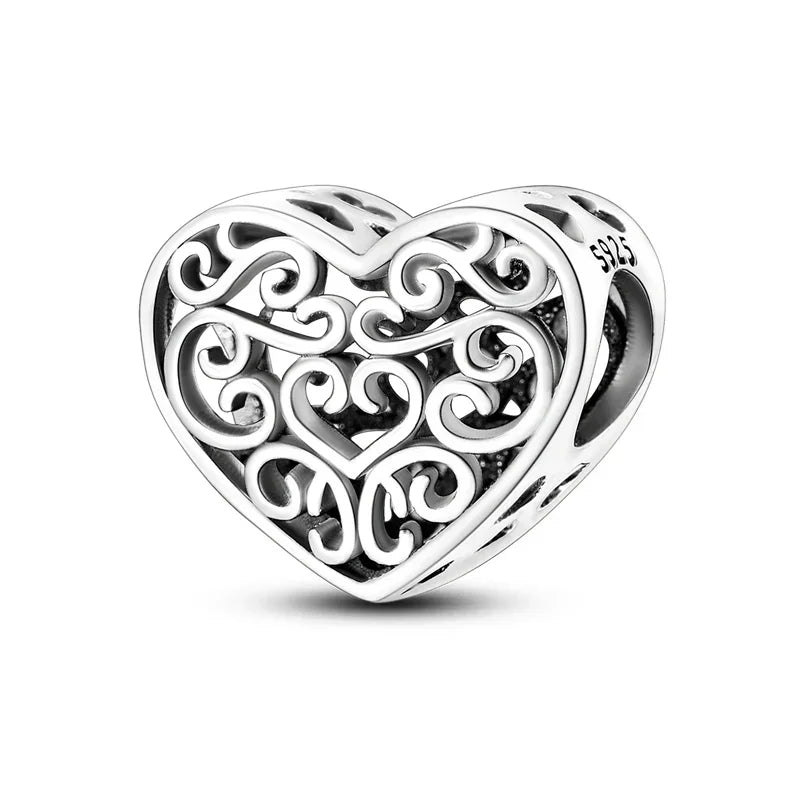 925 Sterling Silver Pendant Charms Beads Cute Metal Carnivorous Plant Monster Funny Trendy Collection Bracelet Necklace Jewelry