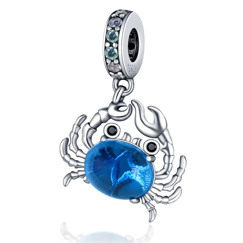 925 Sterling Silver Pendant Charms Beads Cute Metal Carnivorous Plant Monster Funny Trendy Collection Bracelet Necklace Jewelry