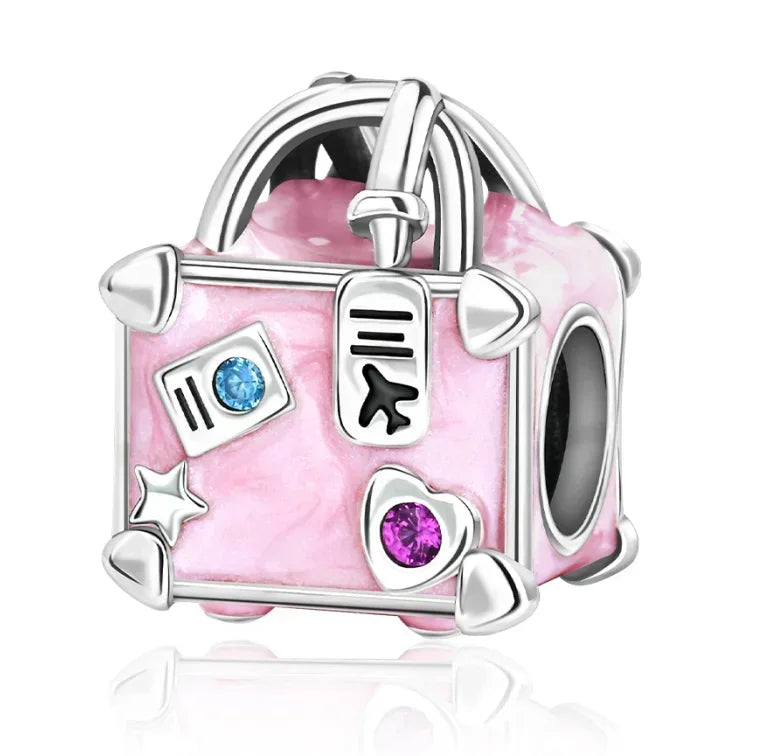925 Sterling Silver Pendant Charms Beads Cute Metal Carnivorous Plant Monster Funny Trendy Collection Bracelet Necklace Jewelry