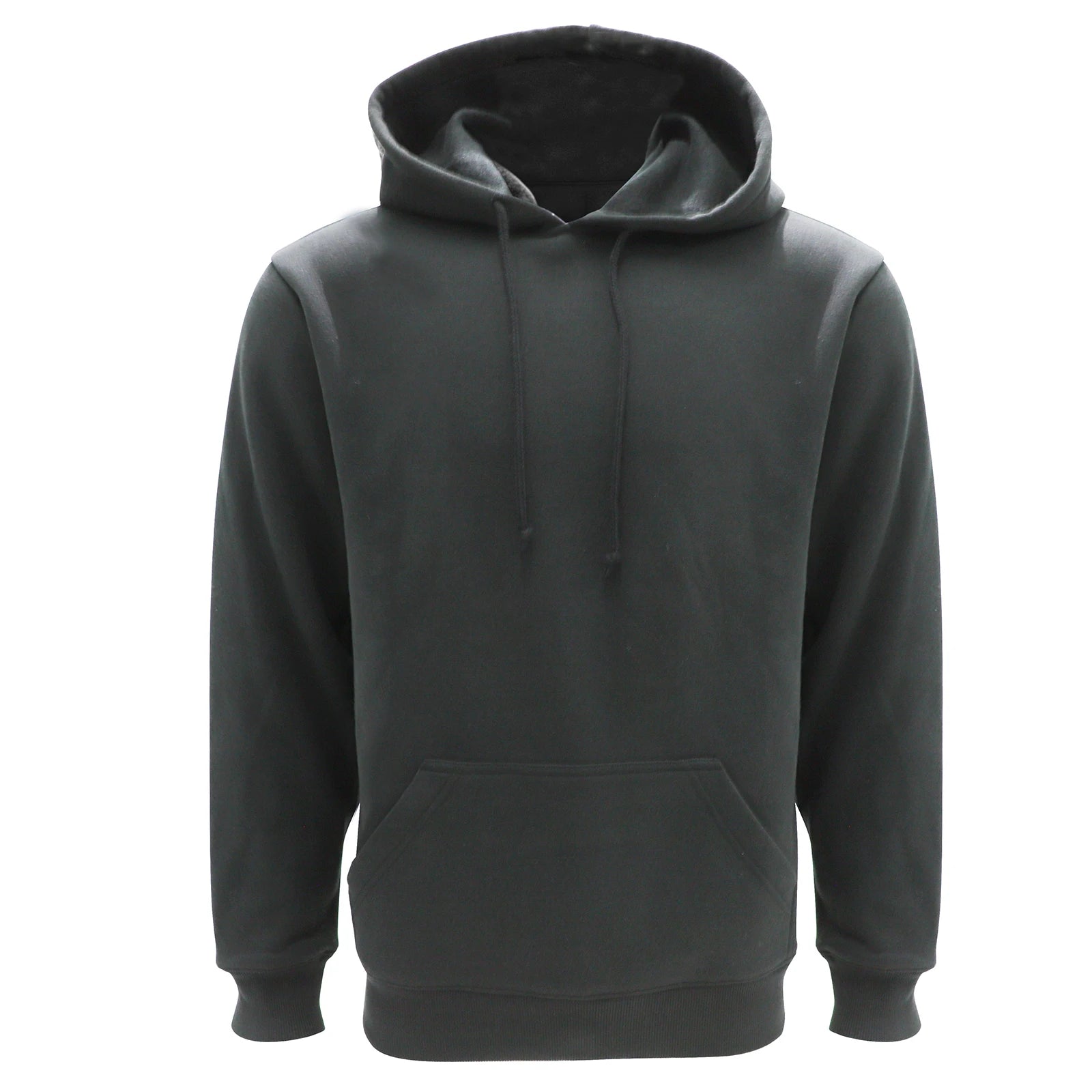 Men's Autumn/Winter Casual Sporty Fashion Pocket Sweatshirt Warm Solid Color Hooded Sweatshirt