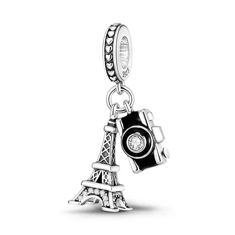 925 Sterling Silver Pendant Charms Beads Cute Metal Carnivorous Plant Monster Funny Trendy Collection Bracelet Necklace Jewelry