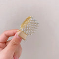 Fashion Gold Color Hollow Geometric Hair Clips Metal Hair Claw Cross Hairclip Headband Hairpin Hair Crab Women Hair Accessories