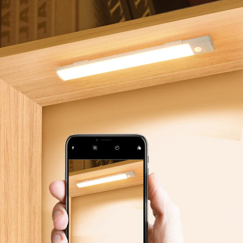 Motion Sensor LED Night Light — Wireless & Rechargeable