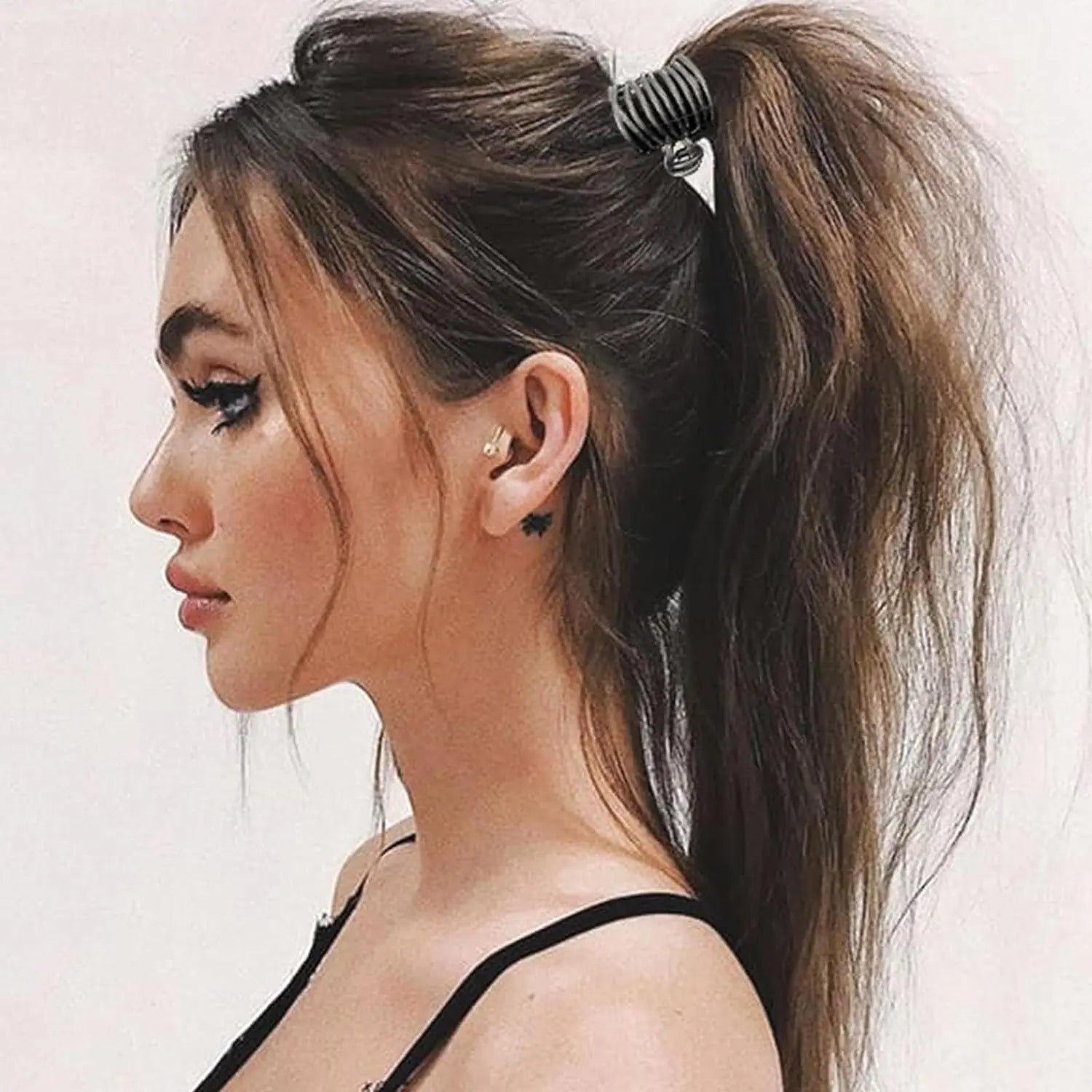 Fashion Gold Color Hollow Geometric Hair Clips Metal Hair Claw Cross Hairclip Headband Hairpin Hair Crab Women Hair Accessories