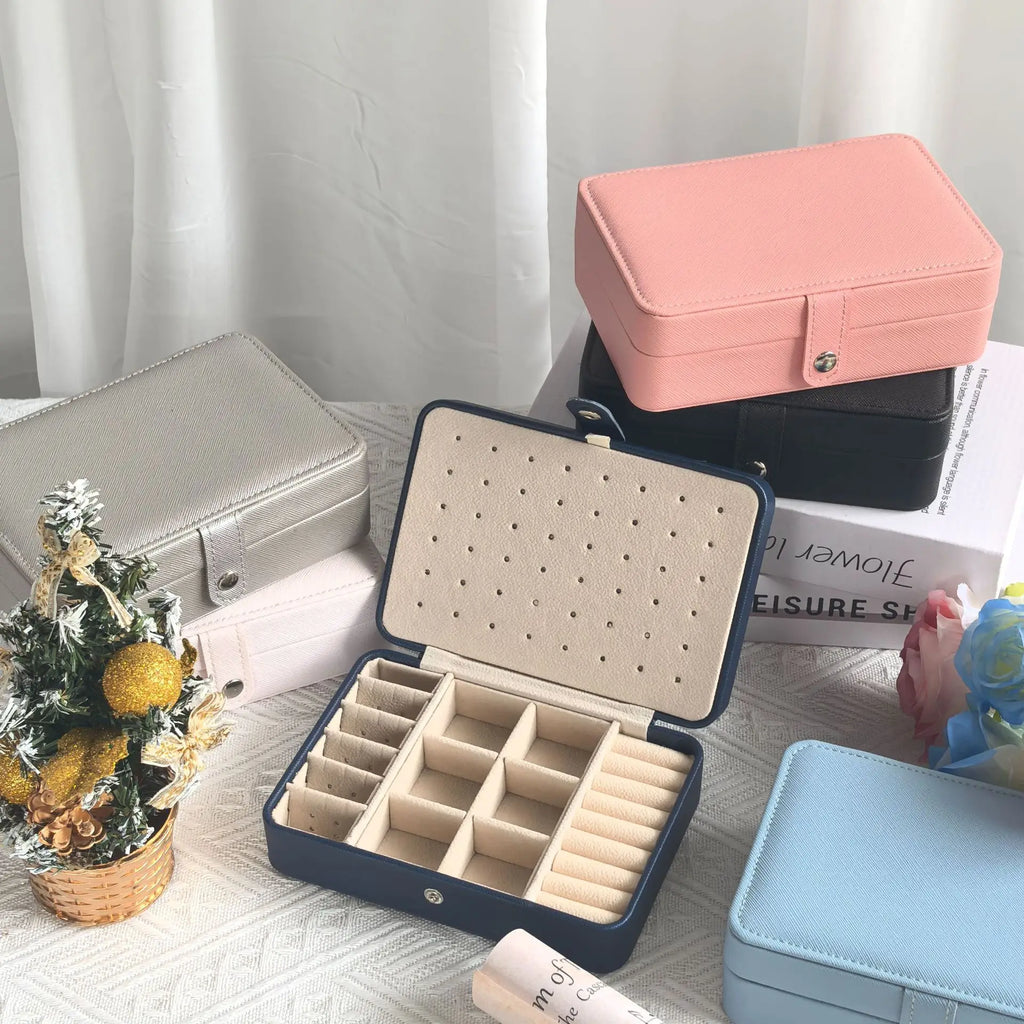 Leather Jewelry Box Organizer Jewelry Display Jewelry Boxes and Packaging Ring Box Suitable for Earrings and Rings