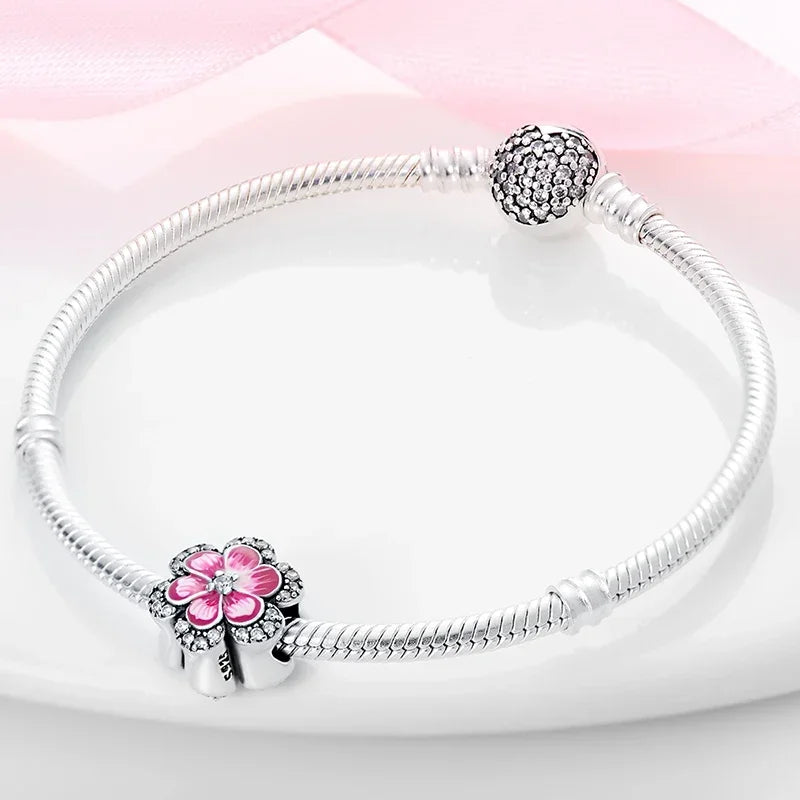 925 Sterling Silver Pendant Charms Beads Cute Metal Carnivorous Plant Monster Funny Trendy Collection Bracelet Necklace Jewelry