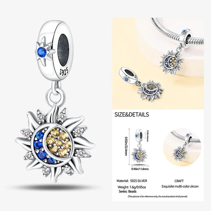 925 Sterling Silver Pendant Charms Beads Cute Metal Carnivorous Plant Monster Funny Trendy Collection Bracelet Necklace Jewelry