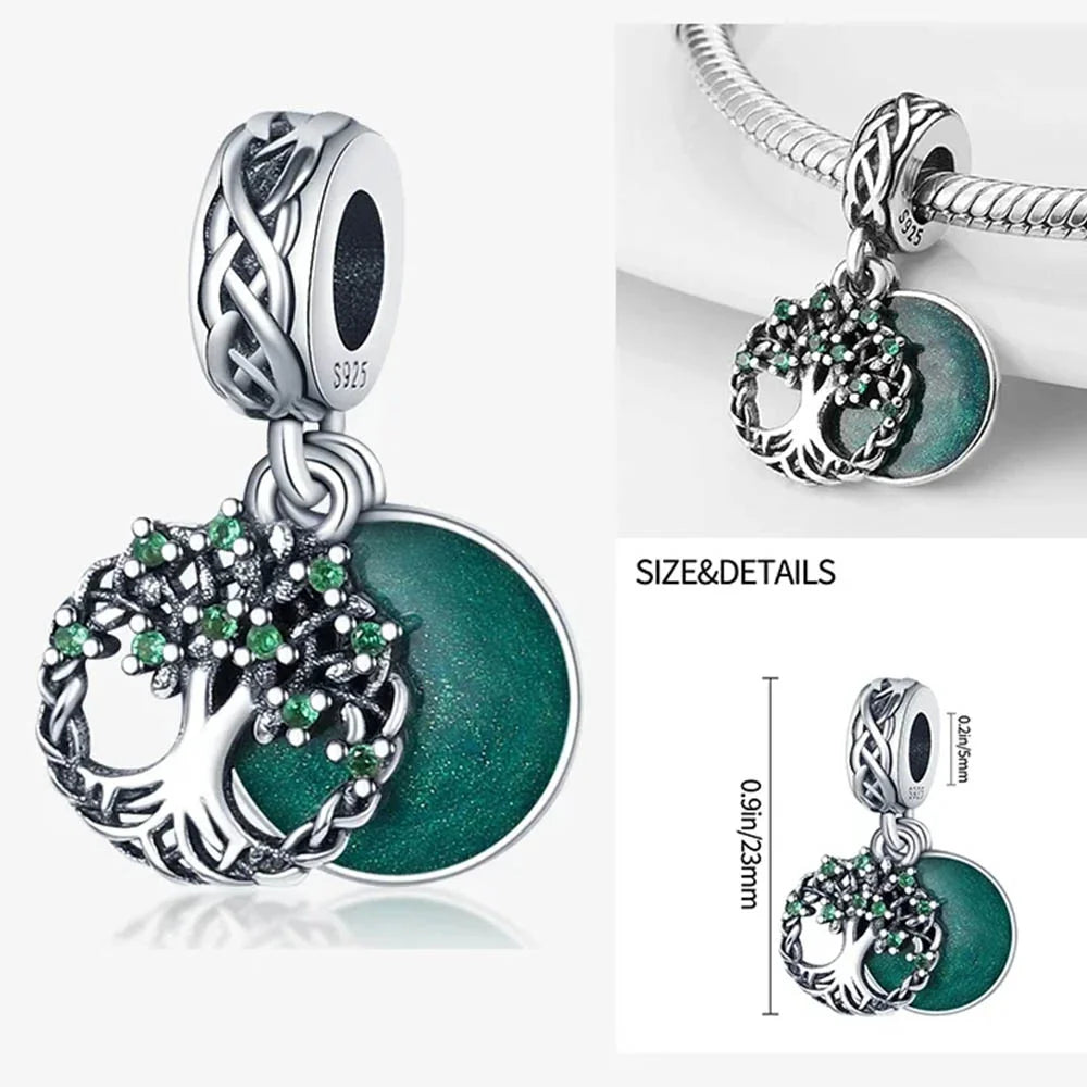 925 Sterling Silver Pendant Charms Beads Cute Metal Carnivorous Plant Monster Funny Trendy Collection Bracelet Necklace Jewelry