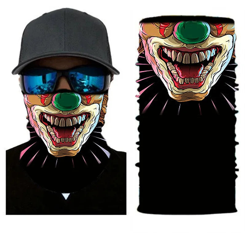 Bicycle Bandana Scarf Seamless Tactical Neck Cover Cycling Ski Face Mask Balaclava for Men Motorcycle Hiking Fishing Snowboard