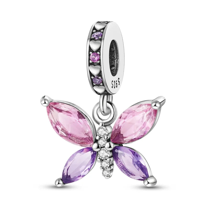 925 Sterling Silver Pendant Charms Beads Cute Metal Carnivorous Plant Monster Funny Trendy Collection Bracelet Necklace Jewelry