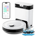 Lefant M2 Pro Robot Vacuum with Mop,Self-Emptying, 6000Pa , DTOF Laser Navigation, PSD Obstacle Avoidance, Wi-fi/Alexa Control