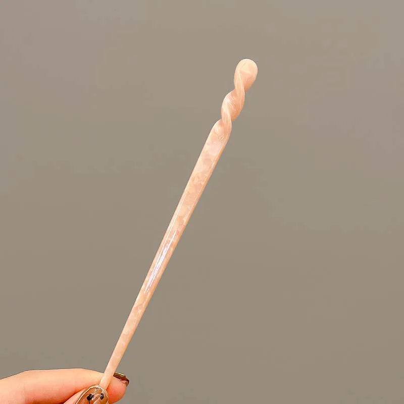 Vintage Chinese Style Hair Sticks for Women Girls Fashion Acetate Chopstick Shaped Hair Clips Pins Jewelry Hair Accessories 2030