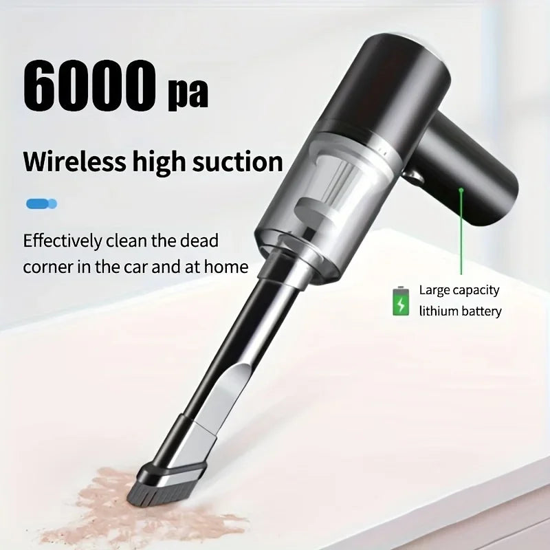 Wireless Car Vacuum Cleaner — High-Power Cordless Handheld