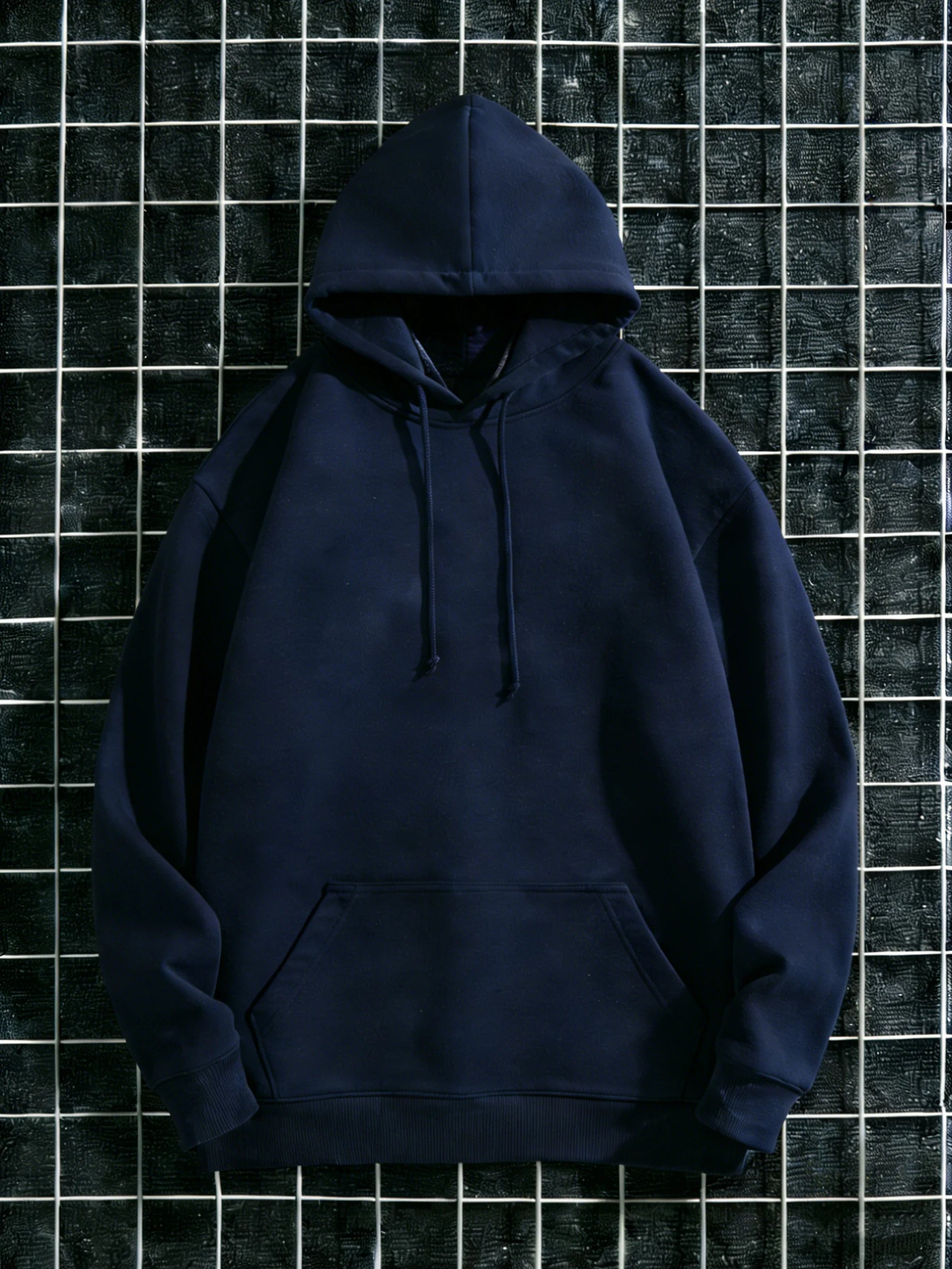 Men's Autumn/Winter Casual Sporty Fashion Pocket Sweatshirt Warm Solid Color Hooded Sweatshirt