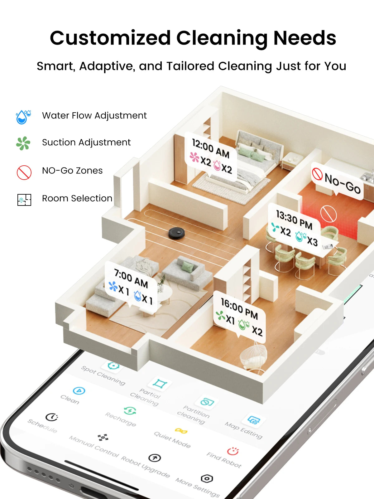 Lefant M2 Pro Robot Vacuum with Mop,Self-Emptying, 6000Pa , DTOF Laser Navigation, PSD Obstacle Avoidance, Wi-fi/Alexa Control