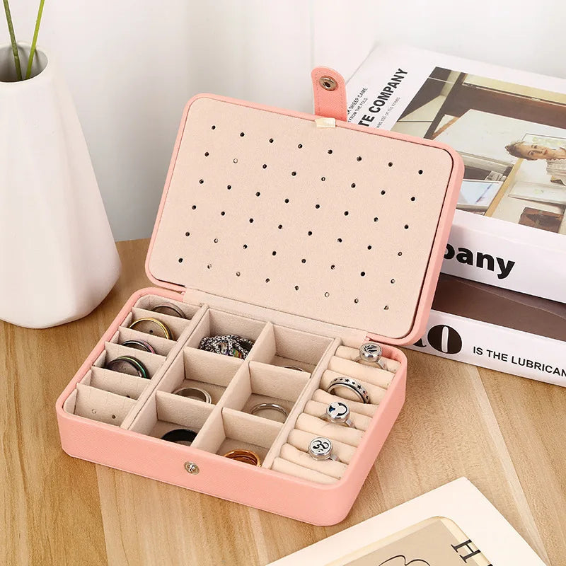 Leather Jewelry Box Organizer Jewelry Display Jewelry Boxes and Packaging Ring Box Suitable for Earrings and Rings