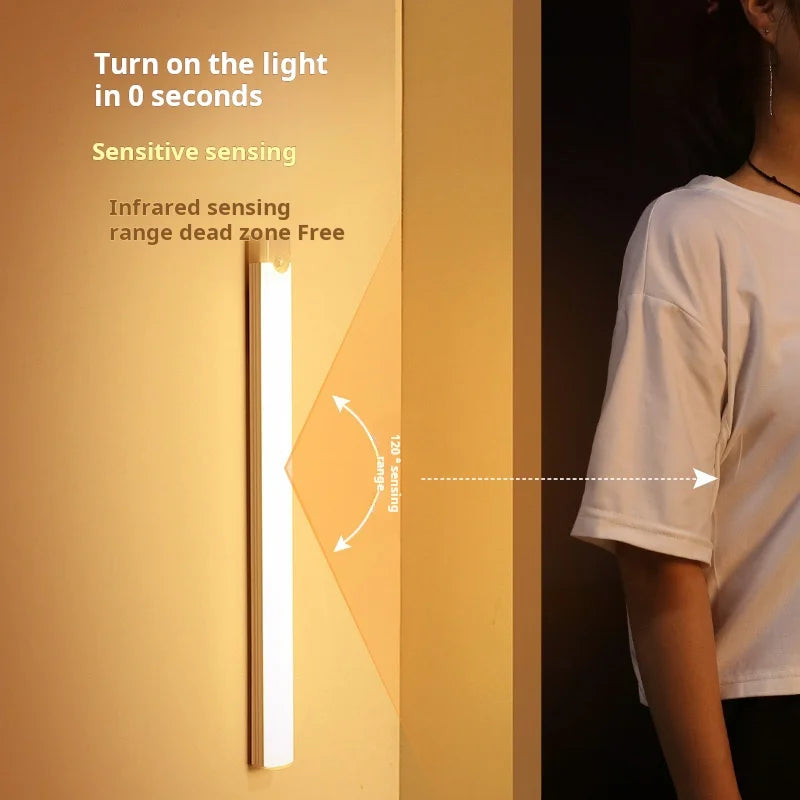 Motion Sensor LED Night Light — Wireless & Rechargeable