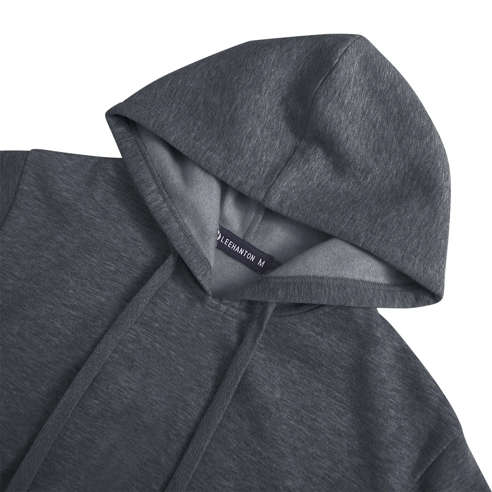 Men's Autumn/Winter Casual Sporty Fashion Pocket Sweatshirt Warm Solid Color Hooded Sweatshirt