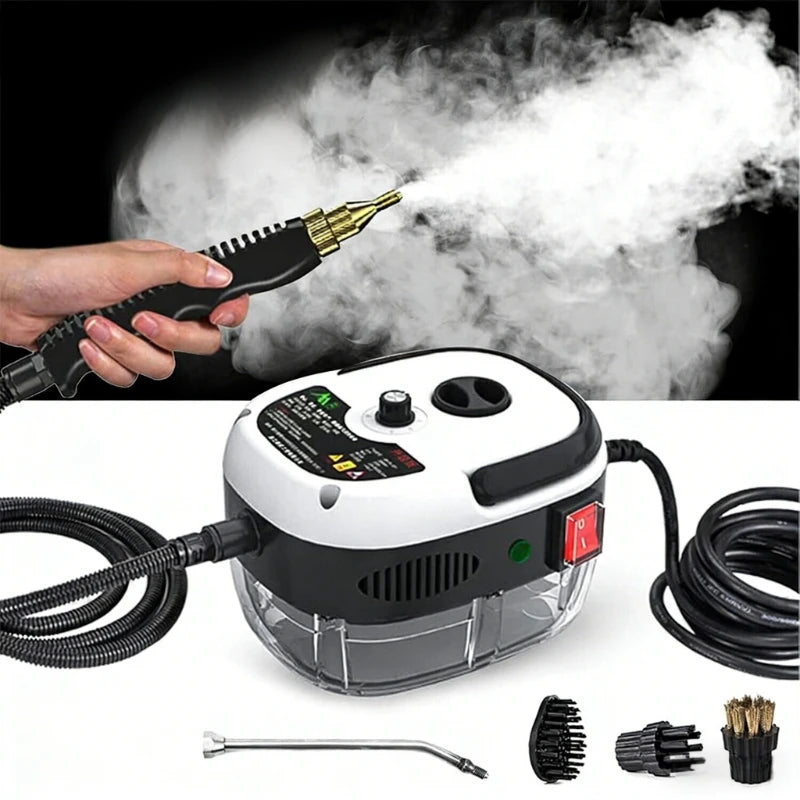 High Pressure Steam Cleaner for Home Kitchen 2500W Handheld Cleaning Machine Steam Cleaner for Car Auto