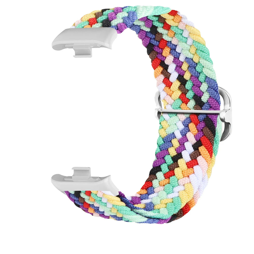 for Redmi Watch 4 Strap accessories Adjustable sport Elastic Nylon Braided Replacement belt correa bracelet Miband 8 pro band