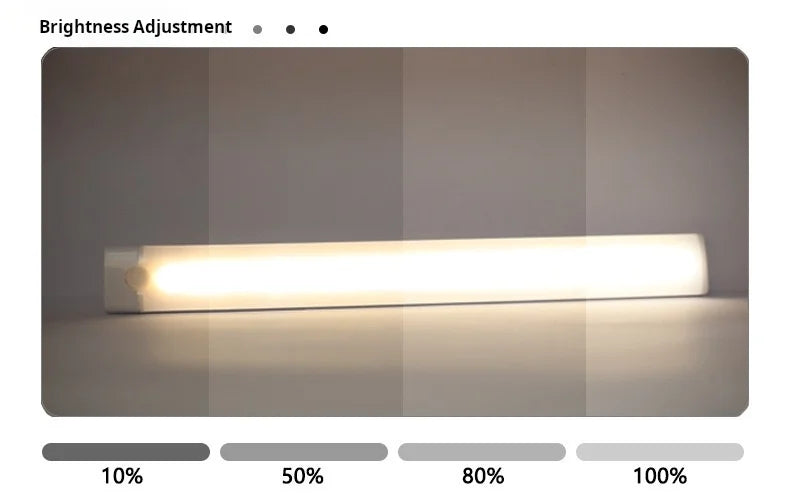 Motion Sensor LED Night Light — Wireless & Rechargeable