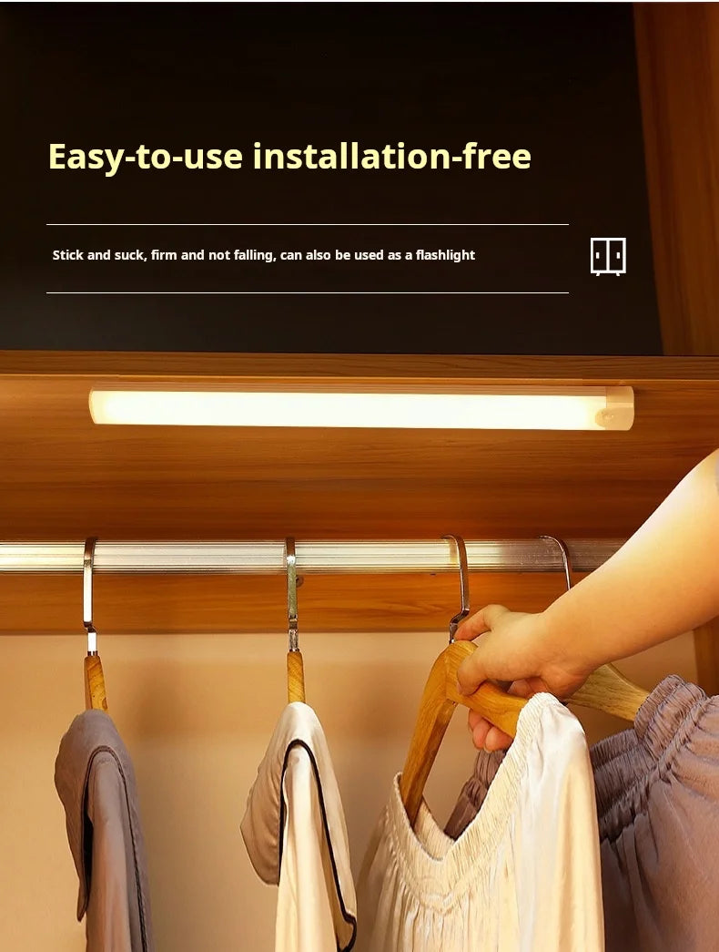 Motion Sensor LED Night Light — Wireless & Rechargeable