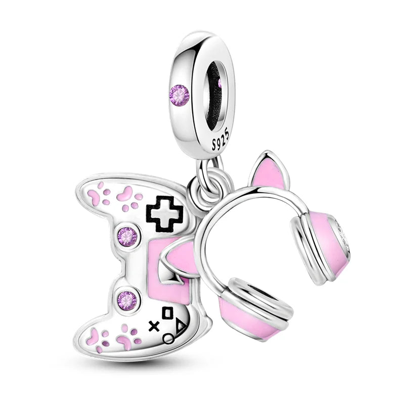 925 Sterling Silver Pendant Charms Beads Cute Metal Carnivorous Plant Monster Funny Trendy Collection Bracelet Necklace Jewelry