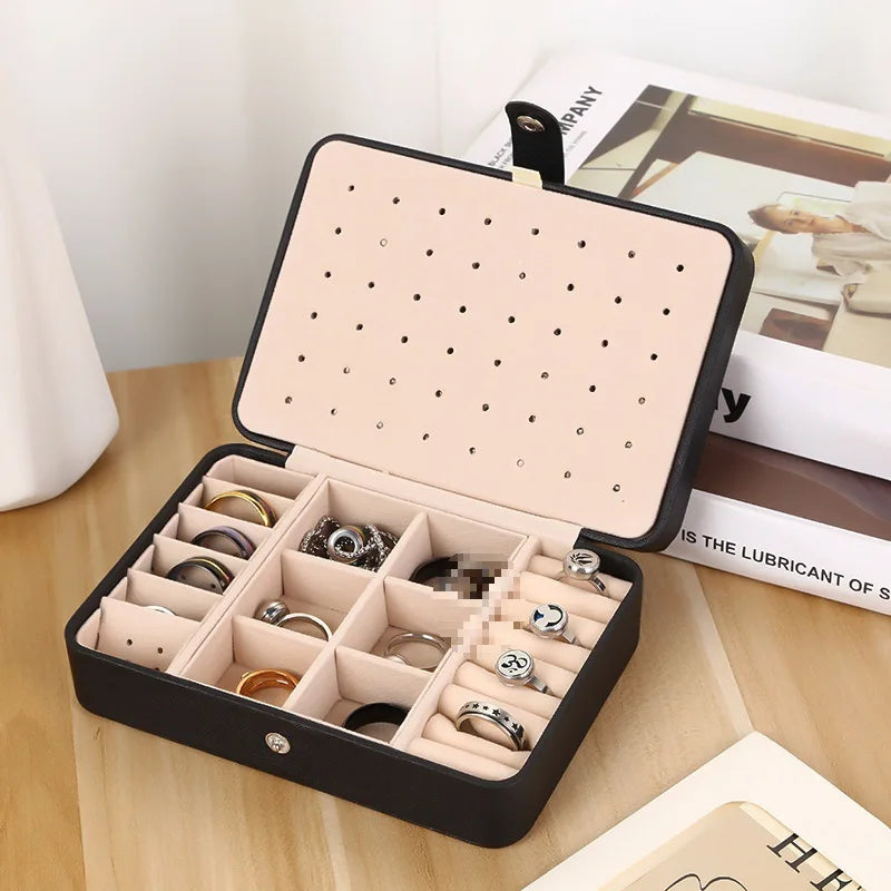 Leather Jewelry Box Organizer Jewelry Display Jewelry Boxes and Packaging Ring Box Suitable for Earrings and Rings