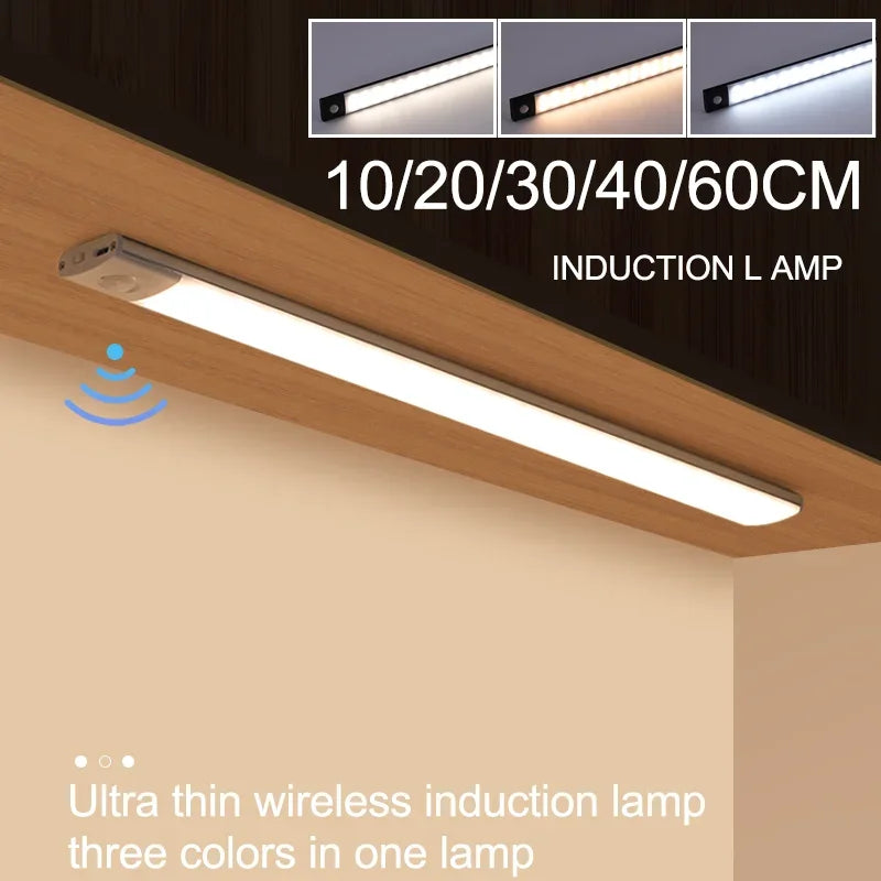 Motion Sensor LED Night Light — Wireless & Rechargeable
