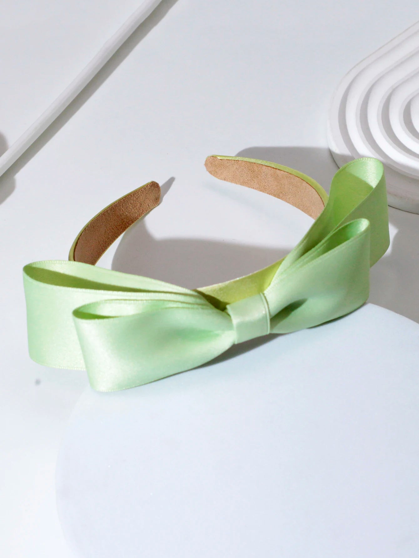 Lystrfac Korean Fabric Double Bow Headband for Women New Fashion Simple Hair Wash Hairband Ladies Headwear Hair Accessories
