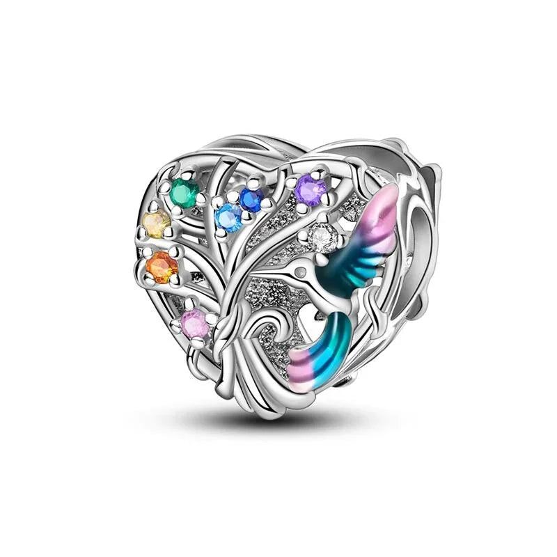 925 Sterling Silver Pendant Charms Beads Cute Metal Carnivorous Plant Monster Funny Trendy Collection Bracelet Necklace Jewelry