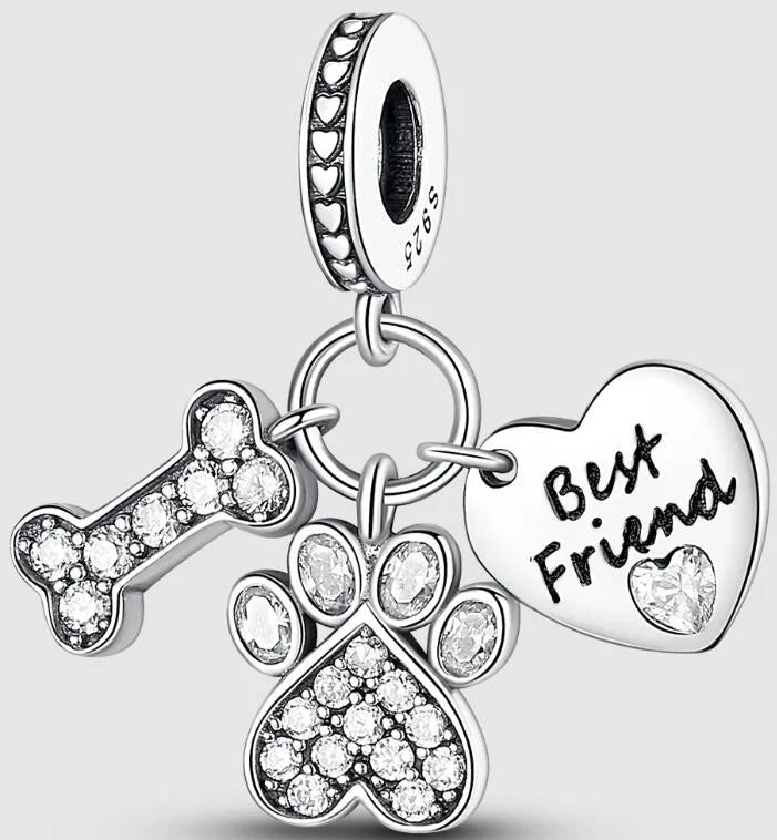 925 Sterling Silver Pendant Charms Beads Cute Metal Carnivorous Plant Monster Funny Trendy Collection Bracelet Necklace Jewelry