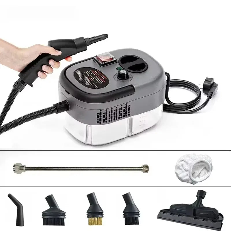 High Pressure Steam Cleaner for Home Kitchen 2500W Handheld Cleaning Machine Steam Cleaner for Car Auto