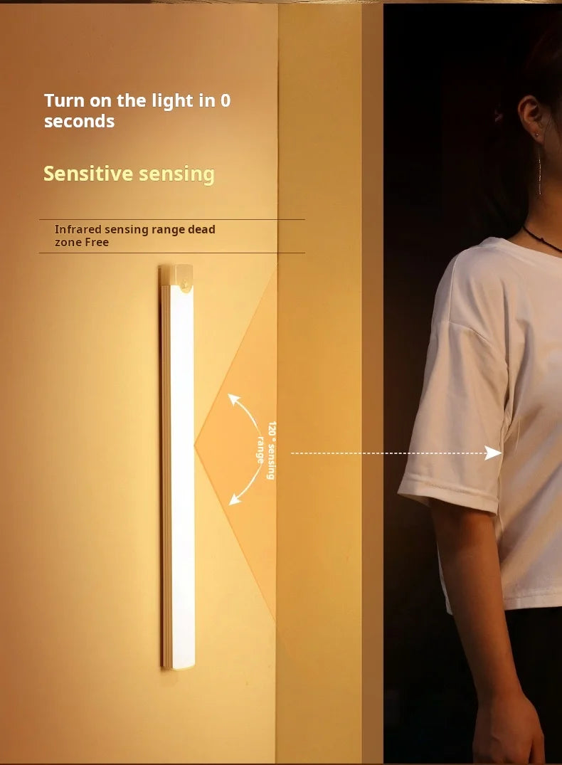 Motion Sensor LED Night Light — Wireless & Rechargeable