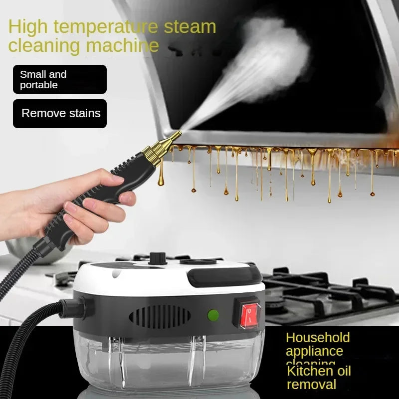 High Pressure Steam Cleaner for Home Kitchen 2500W Handheld Cleaning Machine Steam Cleaner for Car Auto