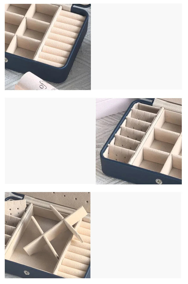 Leather Jewelry Box Organizer Jewelry Display Jewelry Boxes and Packaging Ring Box Suitable for Earrings and Rings