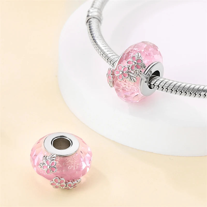 925 Sterling Silver Pendant Charms Beads Cute Metal Carnivorous Plant Monster Funny Trendy Collection Bracelet Necklace Jewelry